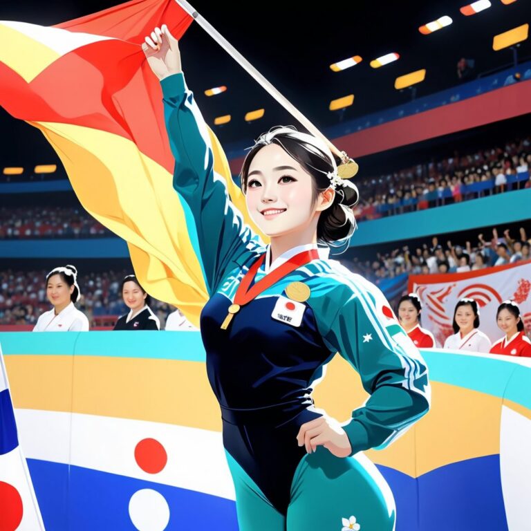 アジア大会体操女子個人総合で杉原愛子が金メダル、日本初の快挙