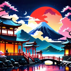 奈良の平城宮跡で見られた「中秋の名月」と朱雀門の共演、満月は9月27日に