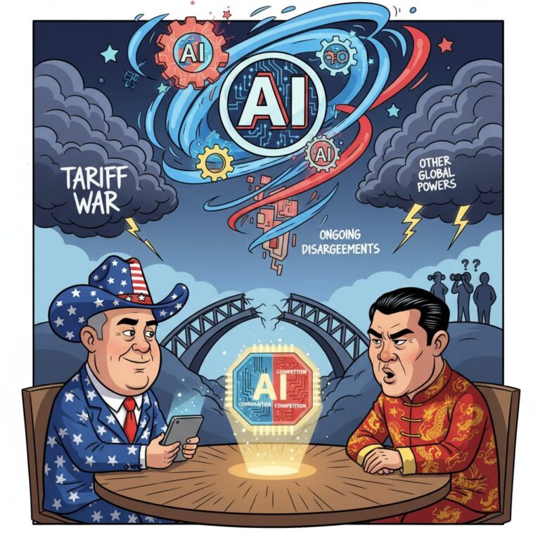 AI分野での合意にも関わらず、米中間の溝が続く