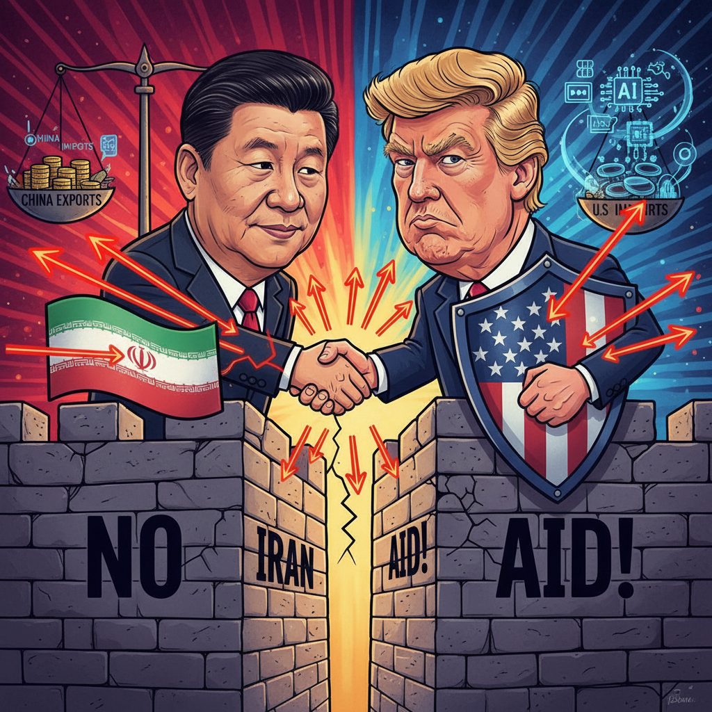 トランプ氏、中国に対イラン支援の不容認を伝達　駐中国大使が明らかに