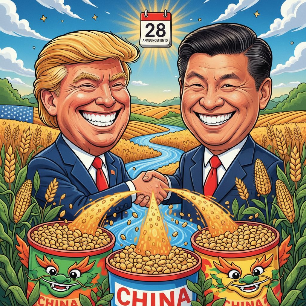 米中首脳会談後、中国が米農産物購入を拡大？トランプ氏「農家には好影響」