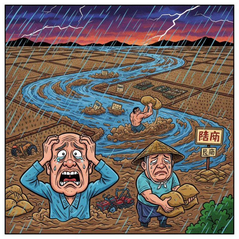 印旛沼周辺で大雨による浸水被害が養殖業・農業に甚大な影響を及ぼす