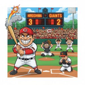 逆転優勝への挑戦が難航…巨人、広島に敗北し悔しさ残る