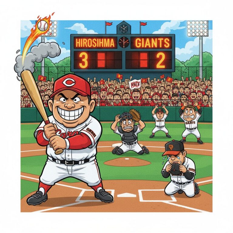 逆転優勝への挑戦が難航…巨人、広島に敗北し悔しさ残る
