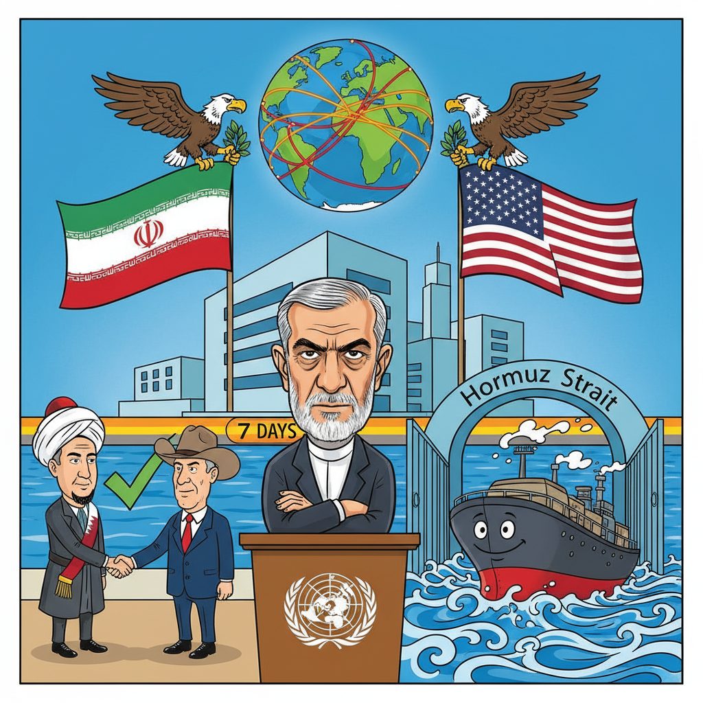 イランがホルムズ海峡開放提案、米国の決断待ち