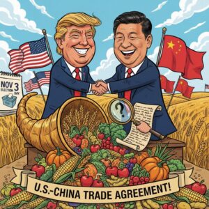 トランプ氏と習主席、中国から米産農業購入の拡大合意か