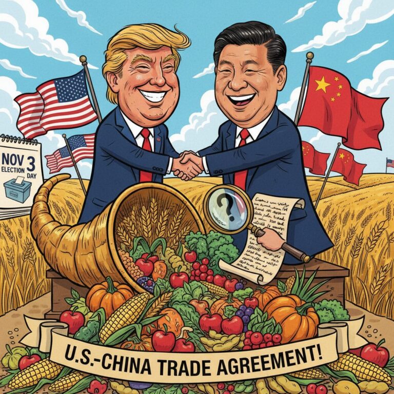 トランプ氏と習主席、中国から米産農業購入の拡大合意か