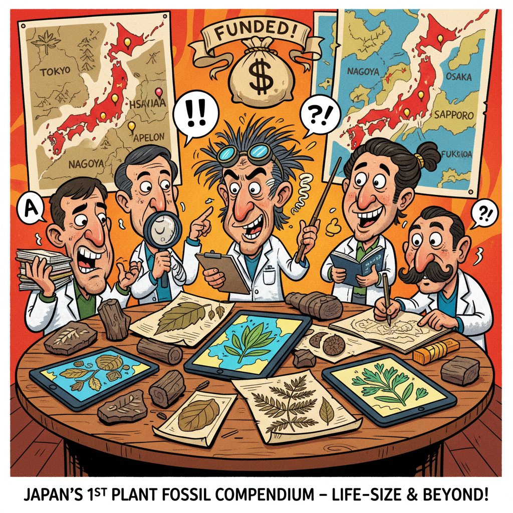 5年間の集中的取り組みで完成した植物化石図鑑が注目を集める