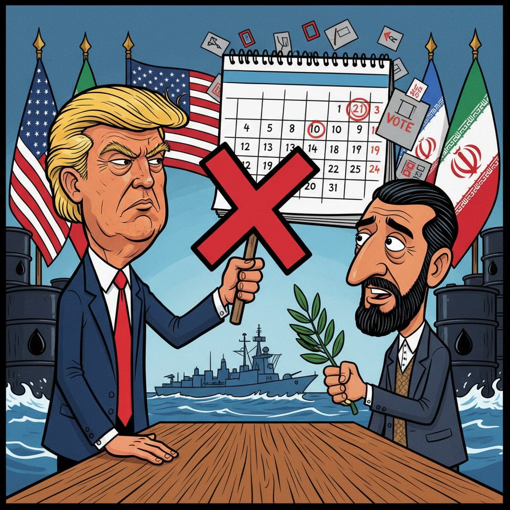 トランプ氏がイランの和平提案を拒否、中間選挙後の軍事行動への意向示す