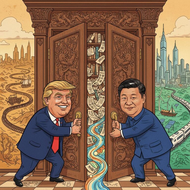 トランプ大統領が中国に歴史的公文書館案内、清との不平等条約を取り消すよう要請