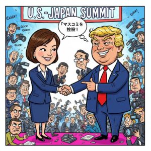 米中トップ会談：高市首相とトランプ大統領、期待外れの冒頭撮影