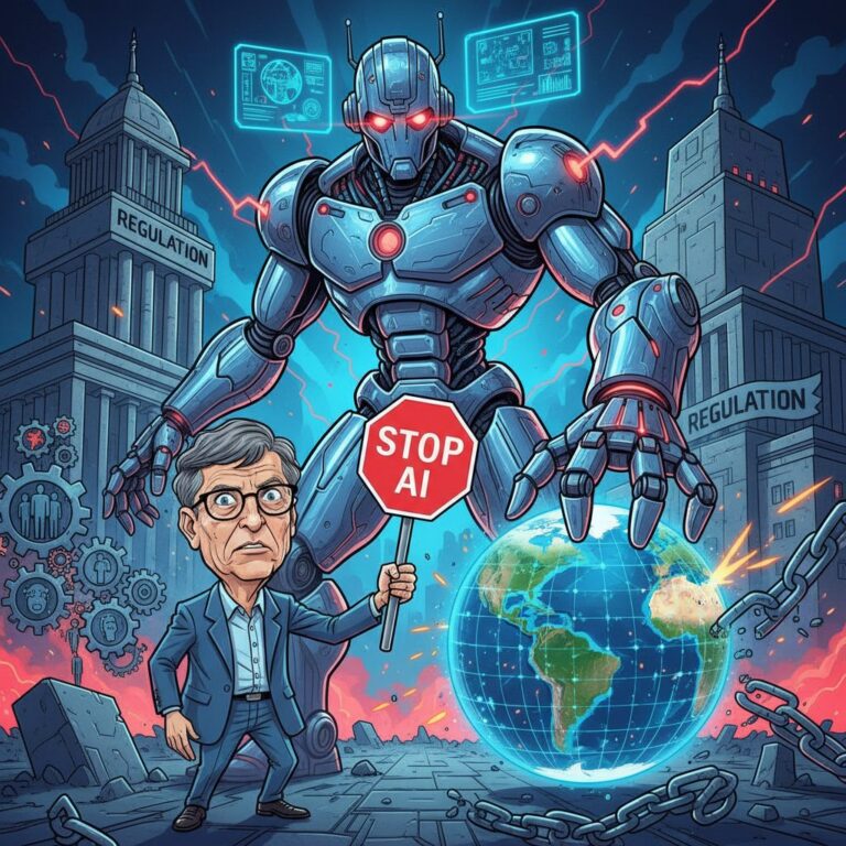 ビル・ゲイツ氏がAIの危険性を指摘し、政府介入を要請