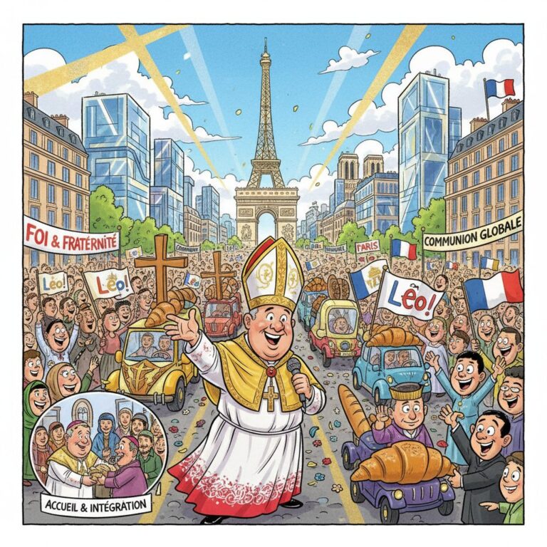 パリに集う80万人: ローマ教皇ミサで熱狂の渦