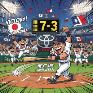 侍ジャパン社会人代表が台湾に勝利し決勝へ、トヨタ自動車・熊田任洋の活躍が光る…アジア大会で日韓戦へ