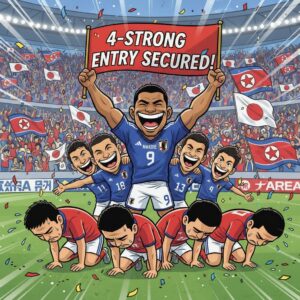 大岩ジャパンが北朝鮮を下し４強入り！ 初先発のンワディケが決勝点で光る