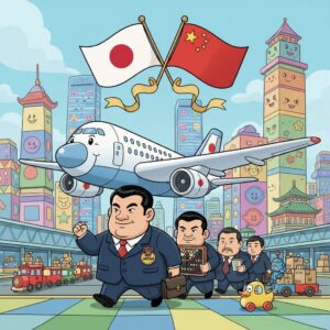 岩屋前外相ら北京到着、日中関係改善へ対話模索