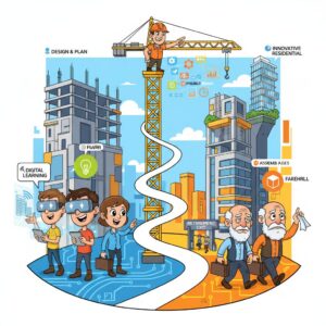 建設業界の変革: デジタル化と体系化で人材育成を再構築