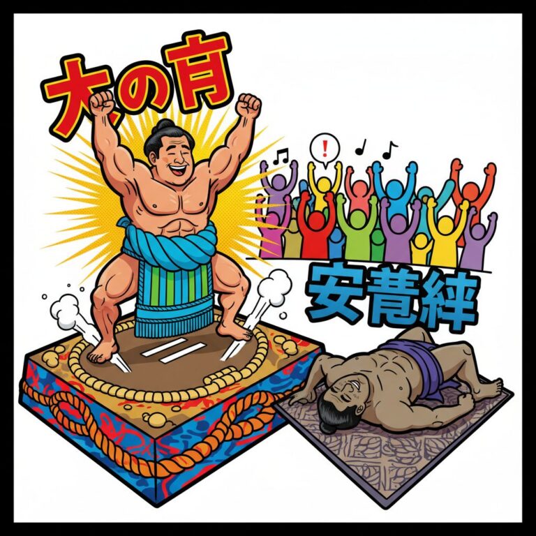 大の里が横綱として6度目の優勝、安青錦を下し復活の光明
