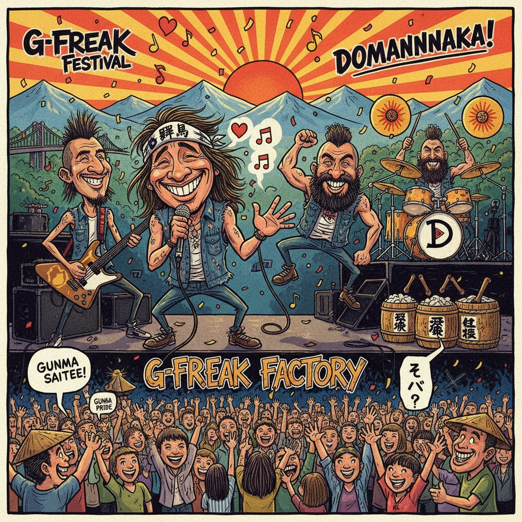 郷土愛溢れるロックで群馬を盛り上げ続ける「G-FREAK FACTORY」、30年の歩みと未来