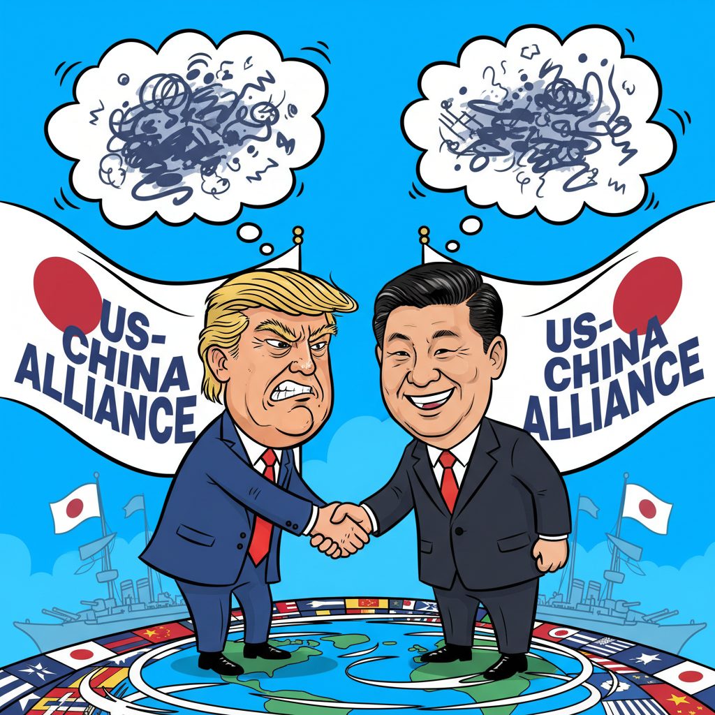 米中「同盟」成果文書に波紋、新たな「歴史戦」への懸念