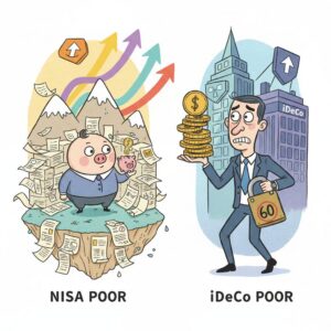 将来志向の投資がもたらす生活の変化：NISA貧乏からiDeCo貧乏へ