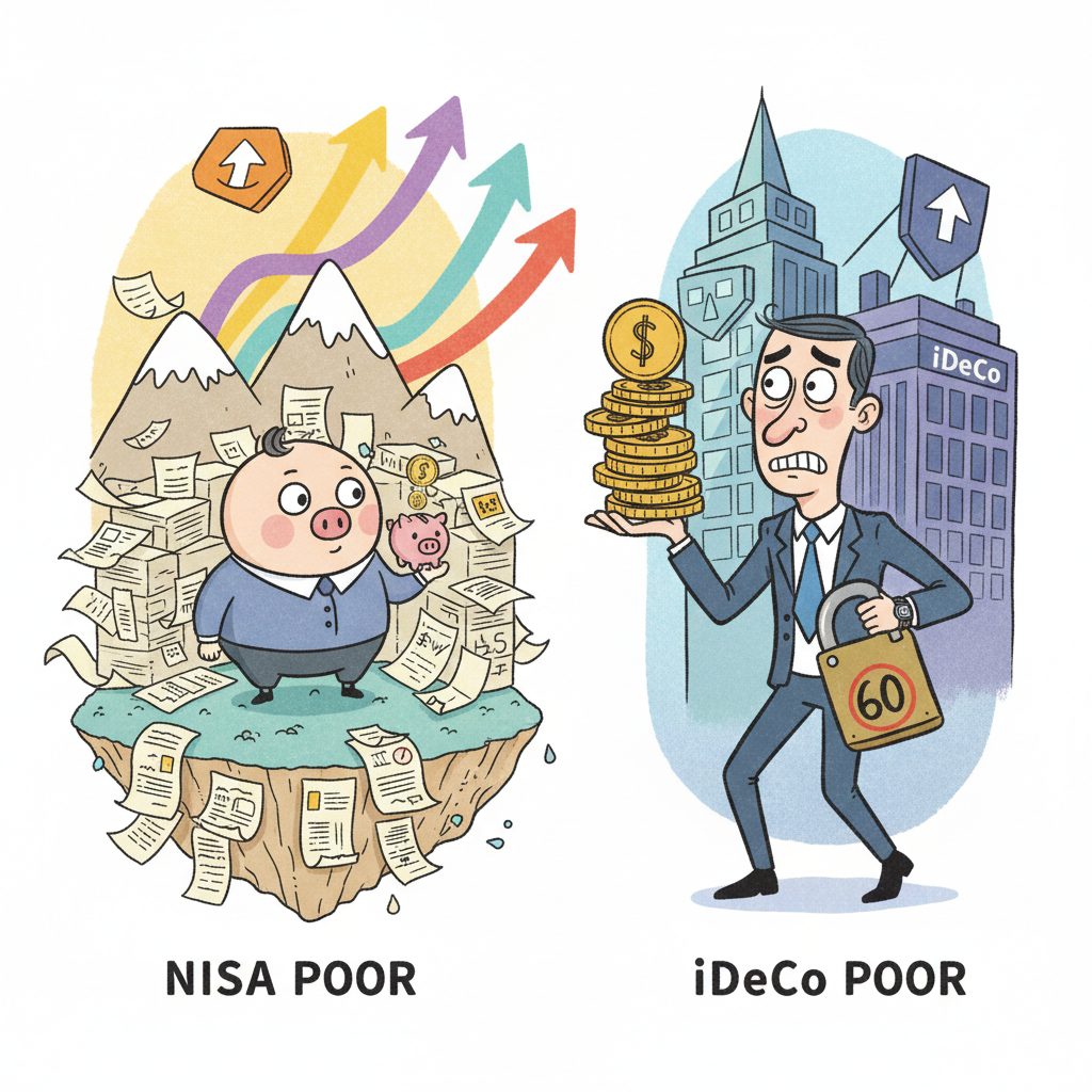 将来志向の投資がもたらす生活の変化：NISA貧乏からiDeCo貧乏へ
