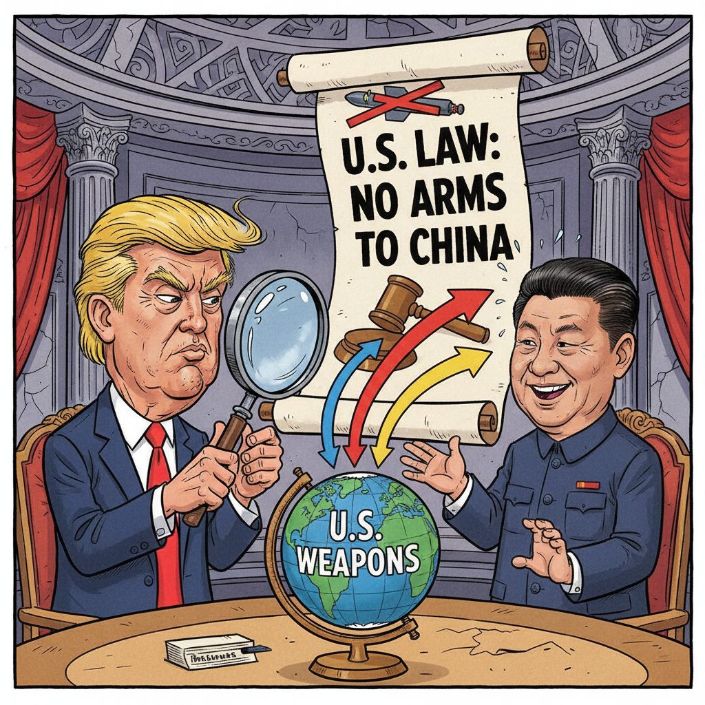トランプ氏の武器購入提案、国務省が否定 米中関係の緊張を背景に