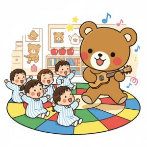 「くまのがっこう」出張授業で病室に笑顔を届ける　東京女子医大病院