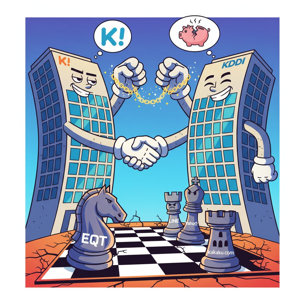 カカクコムとＫＤＤＩ、資本提携を終了するも業務提携継続