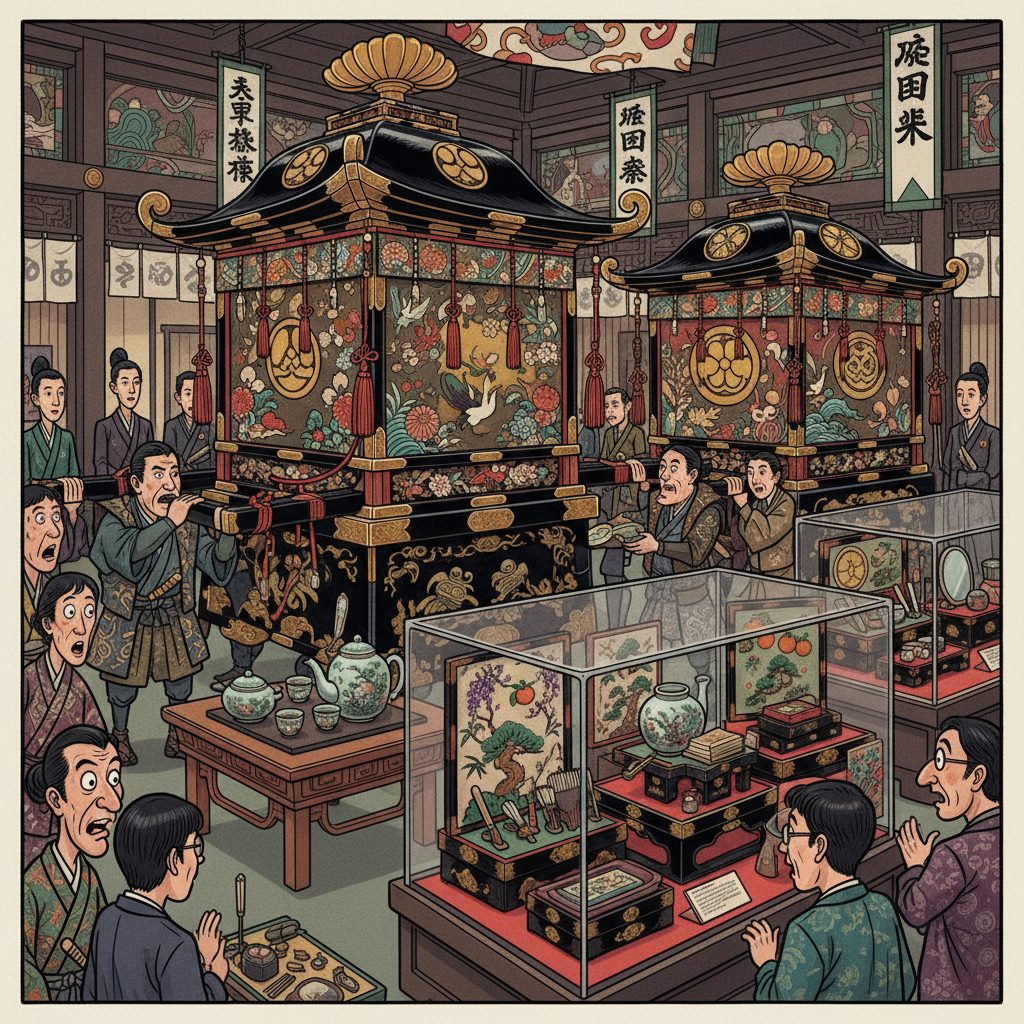 歴史と美意識が交差する「姫君の婚礼調度」展、彦根城博物館で開幕