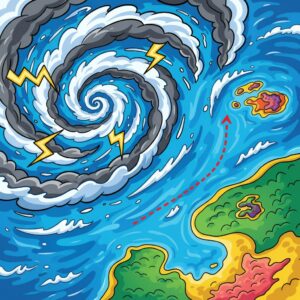 台風26号が勢力を弱めつつ北東進、伊豆諸島接近予想