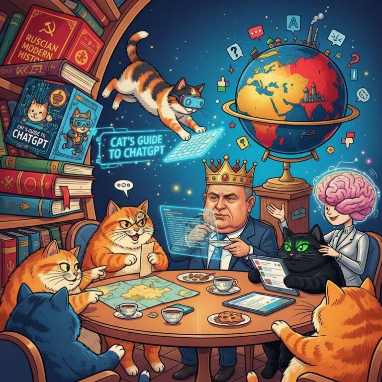 読書の秋、社会を映し出す二冊：「ロシア近現代史」ジョークと「ChatGPT」猫論