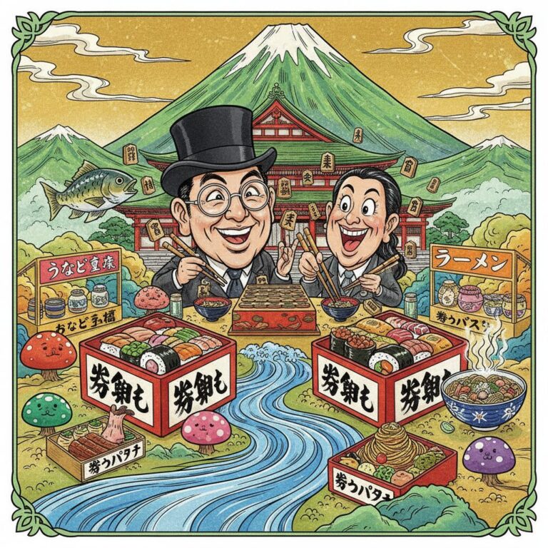 将棋の名手たちが静岡・三島で地元グルメを堪能！竜王戦第２局に向けて準備万端